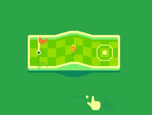 Pixel Mini Golf course